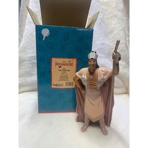 ENESCO Disney's Pocahontas Chief Powhatan 8"‎ Ceramic  Figure Statue With Box